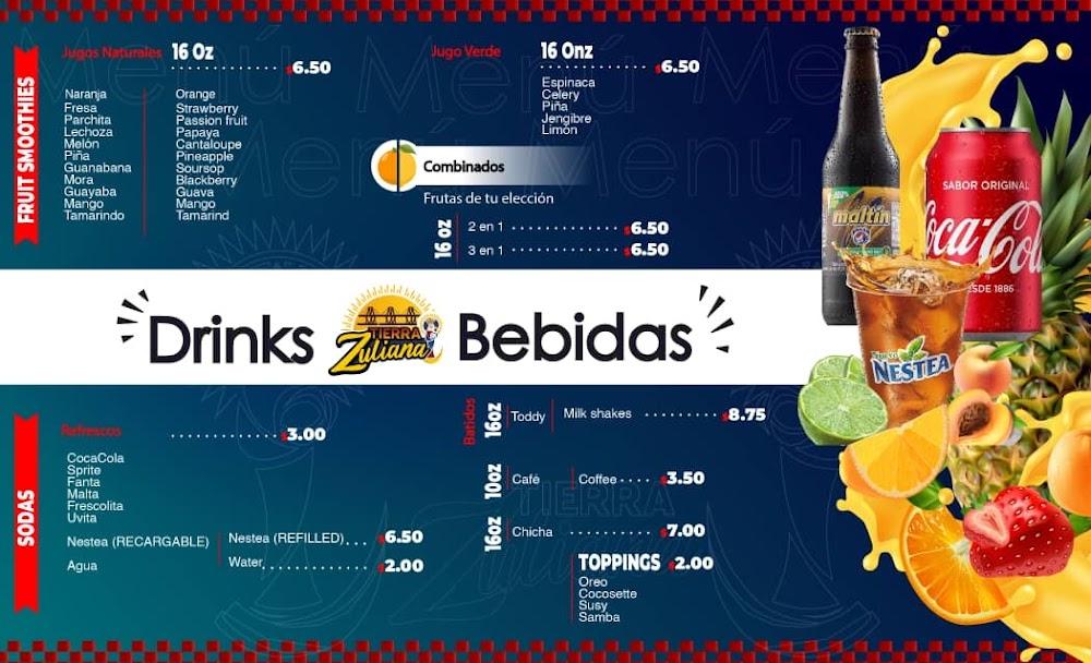 Tierra Zuliana #2 Menu image 3